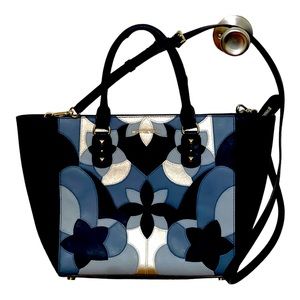 Michael Kors Sandrone Leather Floral Purse